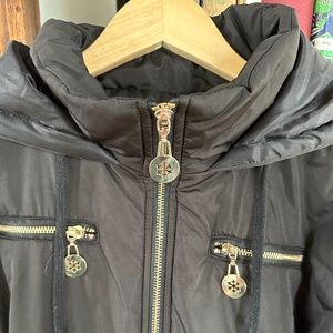 adorable ski jumpsuit snowsuit black/white XXL